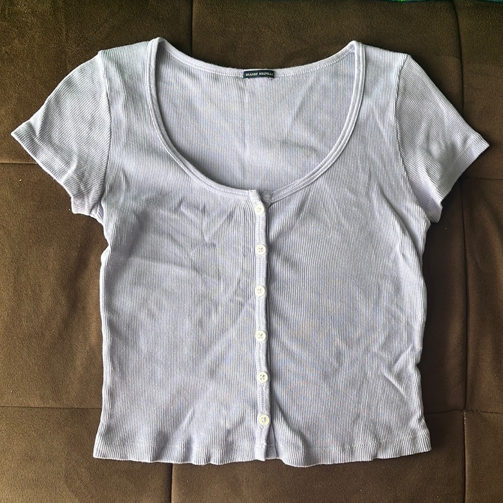 Purple Brandy Melville zelly top
